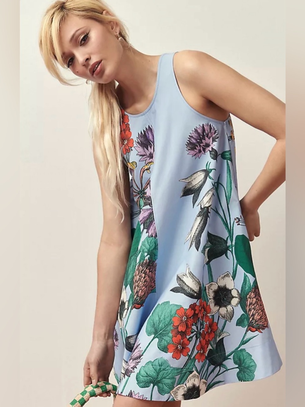 MAEVE BY ANTHROPOLOGIE || Keiko Floral Print Mini Dress. Sz. M